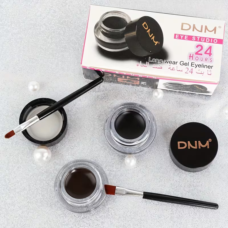 2-Pack Waterproof Eyeliner Cream & Brow Gel.
