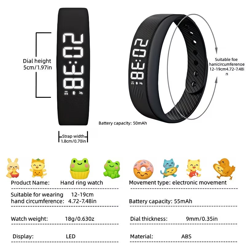 5C Sport Digital Pedometer Watch.