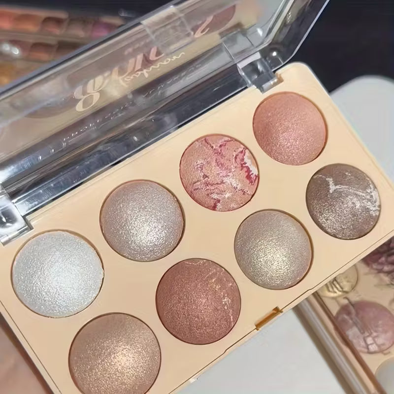 8-Color Highlighter Palette.