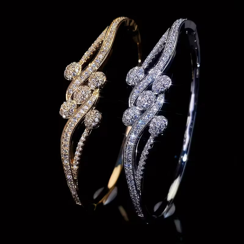 A Bracelet With Zirconia.