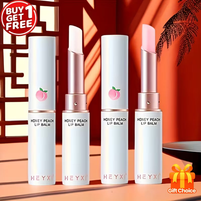 Buy 1 Get 1 Free - Honey Peach Lip Balm Duo.