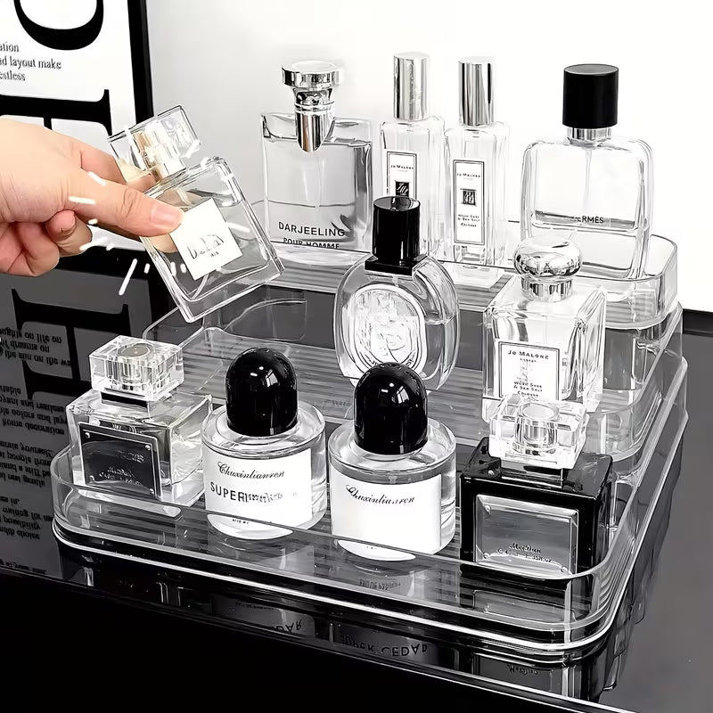 Clear Plastic Makeup Organizer