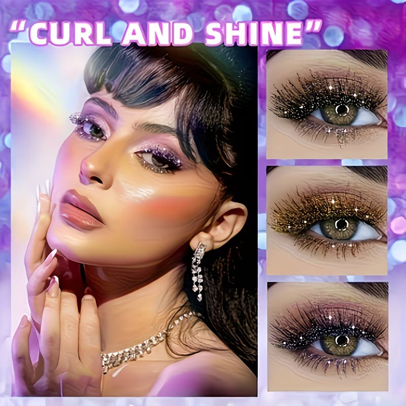 Diamond Shimmer Waterproof Volumizing & Curling Lash Mascara.