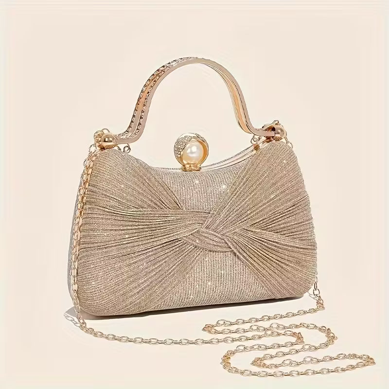 Elegant Golden Clutch Purse.
