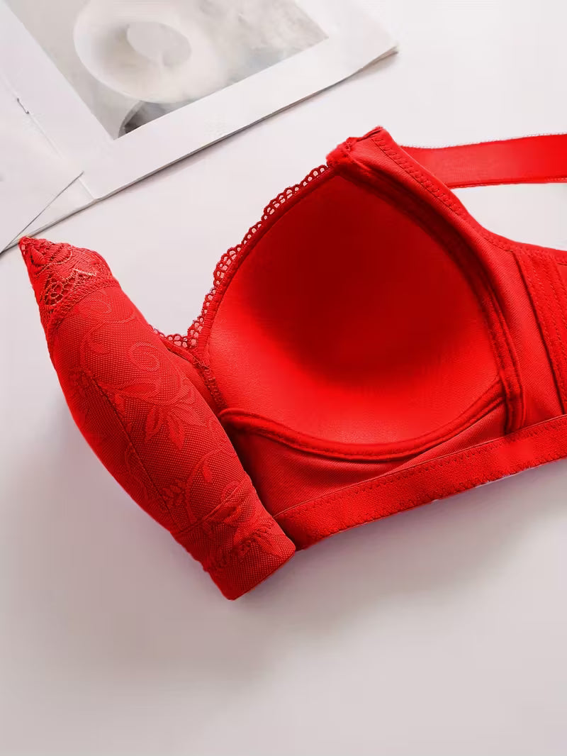 Elegant Lace Push-Up Bra.