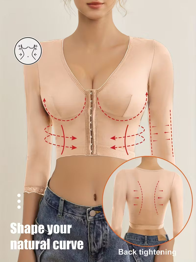 Front-Zipper Shaping Camisole Bras.