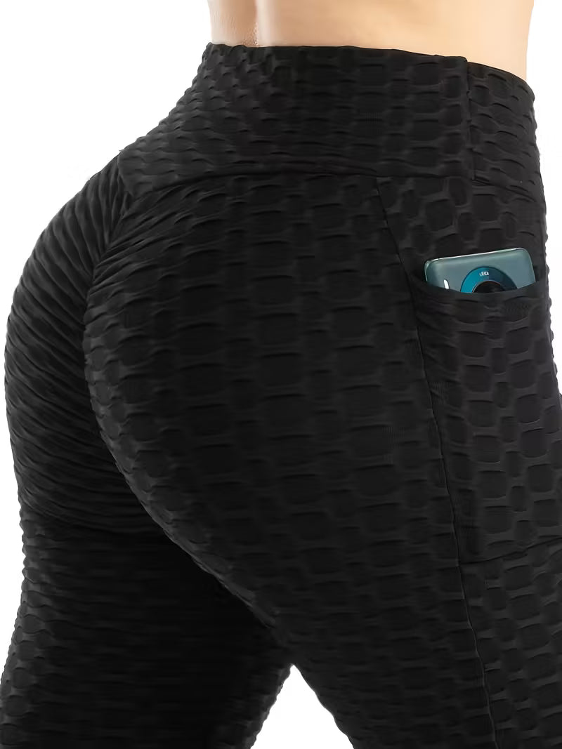 Geometric Patterned Yoga Pants.