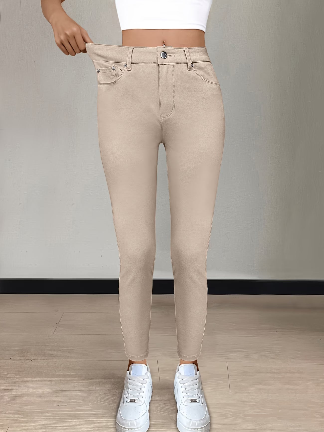 High-Waisted Street Style Skinny Pant.