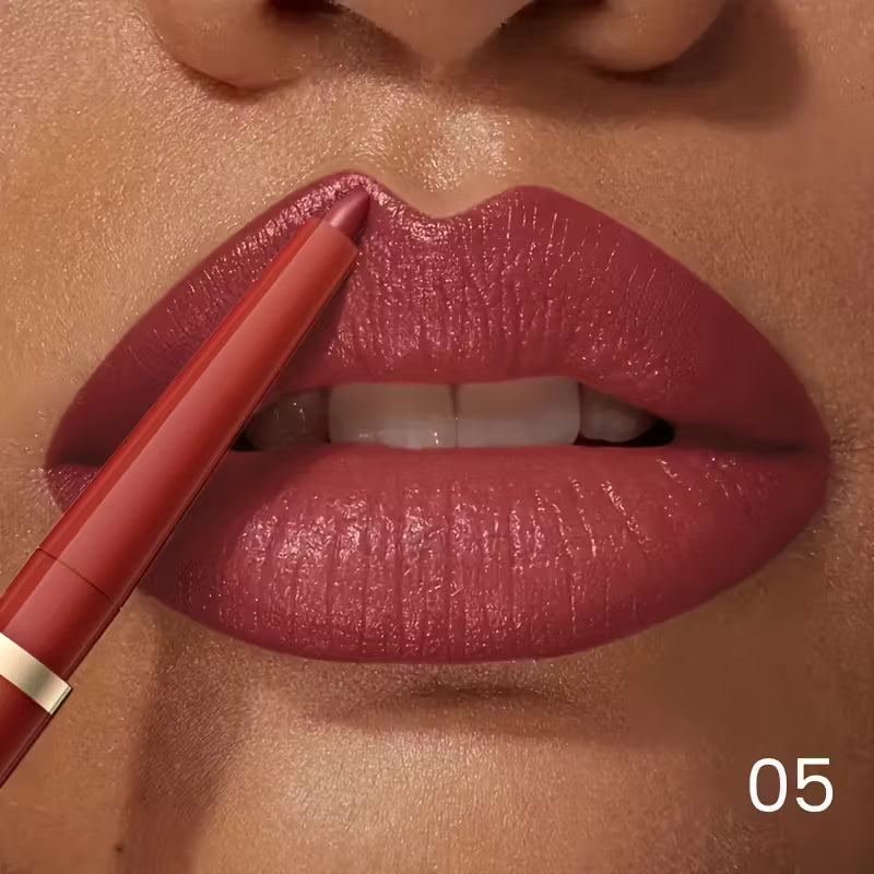 Long-Lasting Waterproof Matte Nude Lip Liner.