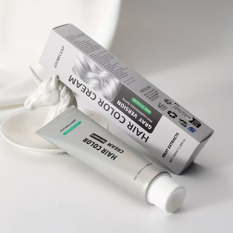 Macadamia Plant Silvery-Gray Natural Hair Cream.
