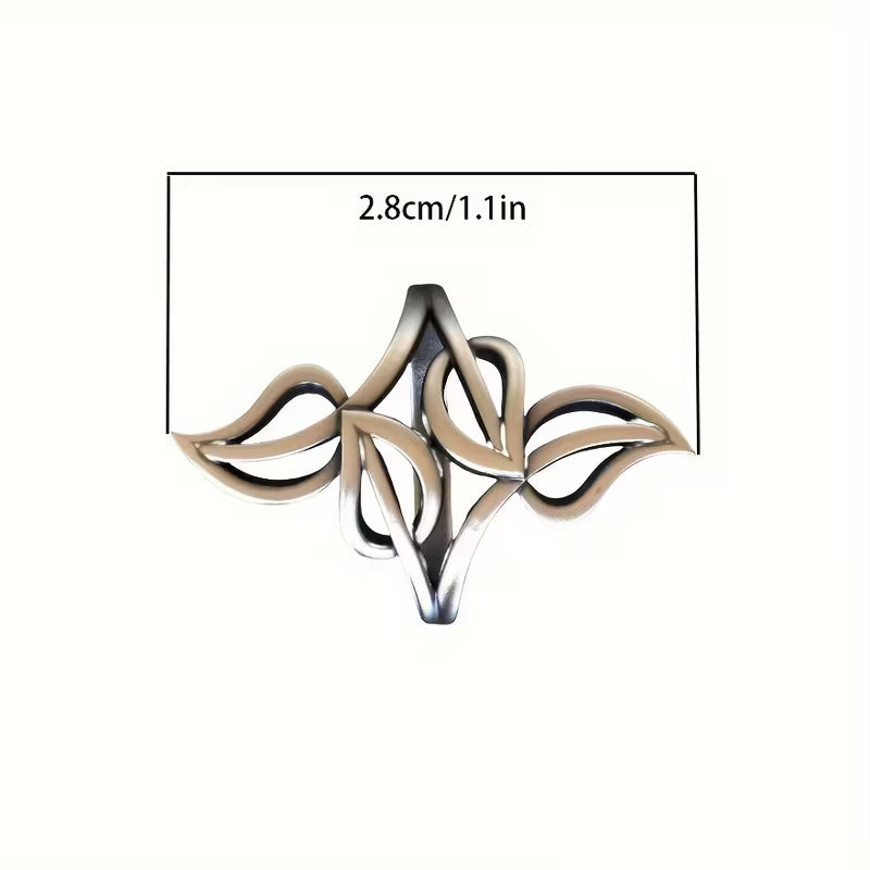 New Fashion Nature Inspired Leaf Cutout Rings.