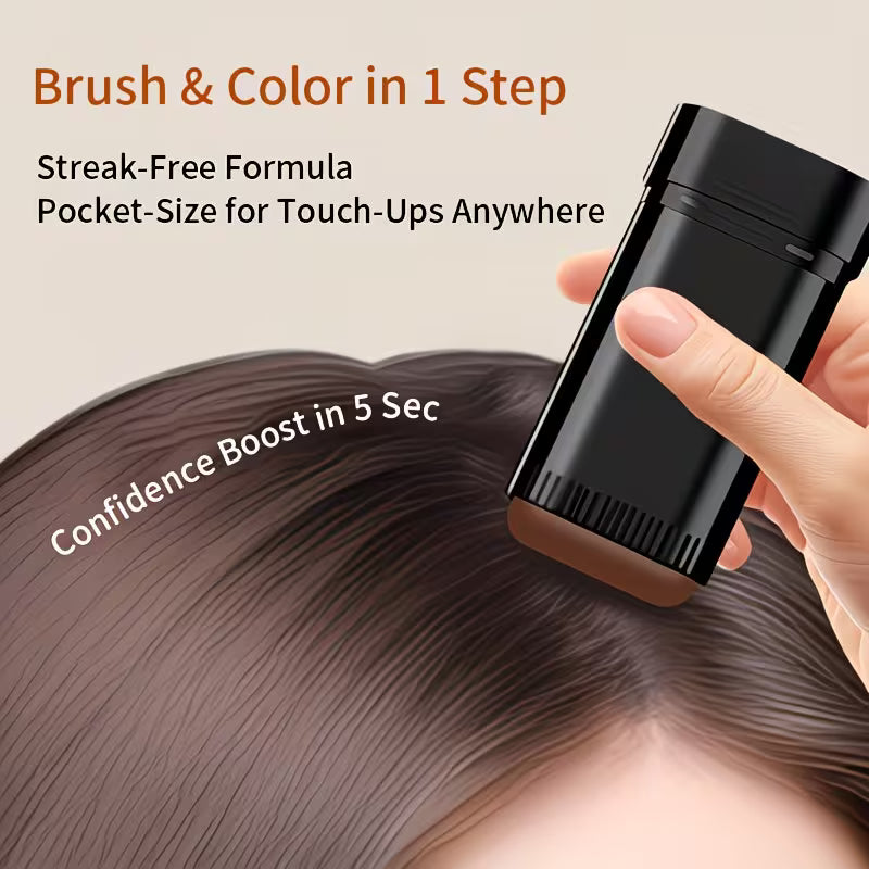 Portable "Quick-Cover" Hair Dye Stick.