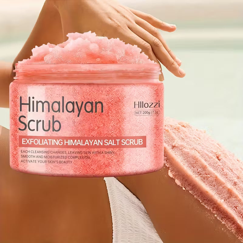 Radiance-Boosting Hiramaya Coffee & Salt Body Scrub.