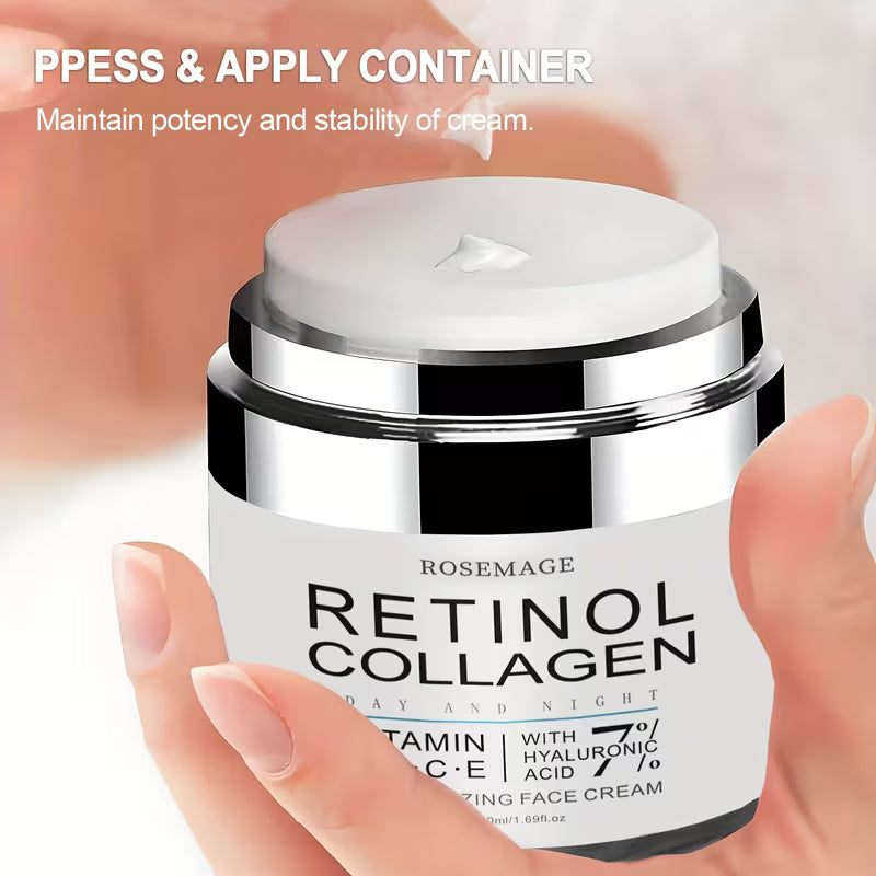 Rich Hydrating Collagen & Vitamin-Enriched Face Cream for Sensitive Skin.
