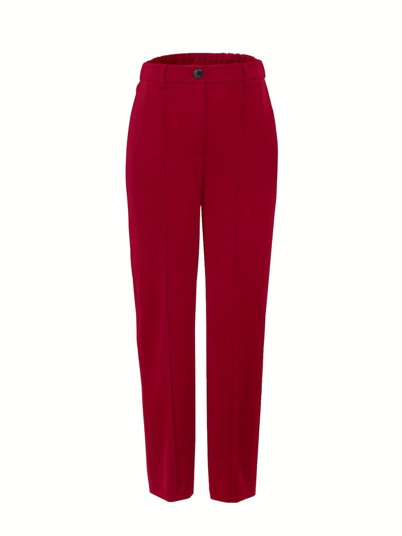 Solid Color Chic Style Suit Trousers.