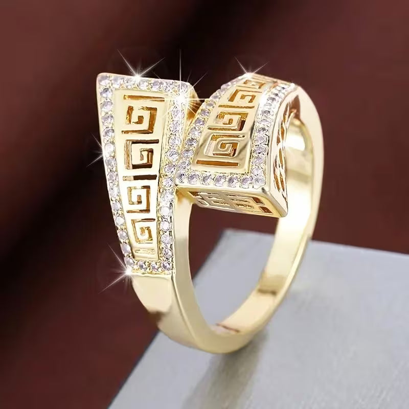 Unique Geometric Hollow Rings.