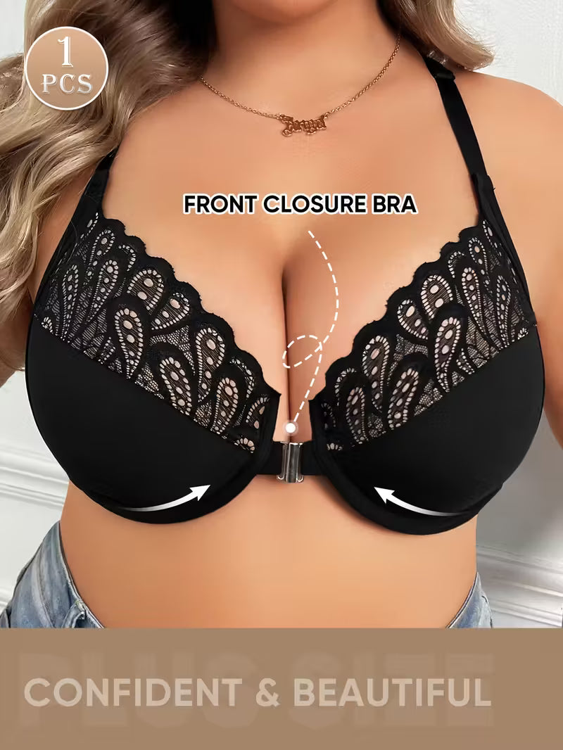 Wireless-Feel Comfort Lace Bras.