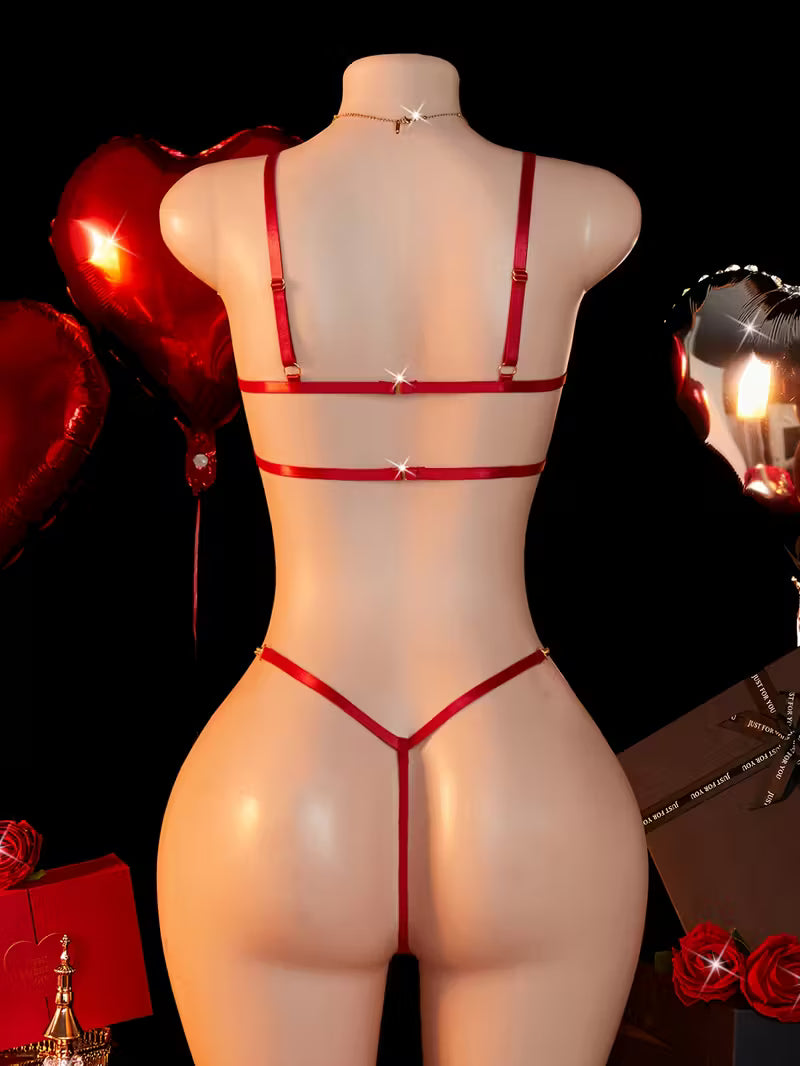Women’s Solid Knit Sexy Set.