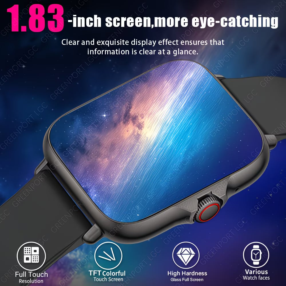 1.83" HD Full-Touch High-End Multi-Sport Smartwatch.