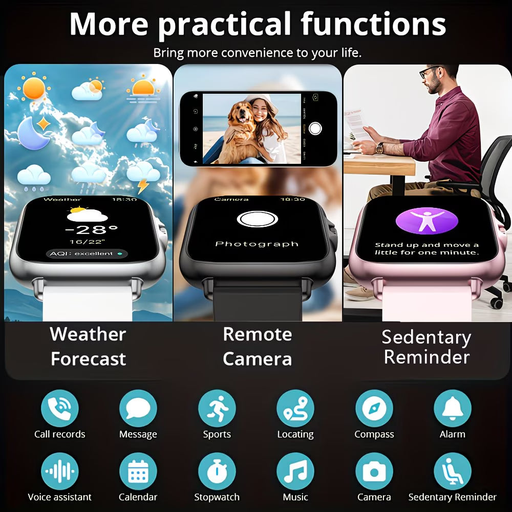 1.83" HD Full-Touch High-End Multi-Sport Smartwatch.