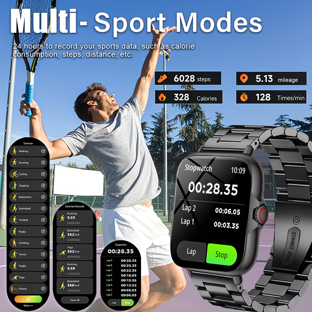 1.83" HD Full-Touch High-End Multi-Sport Smartwatch.