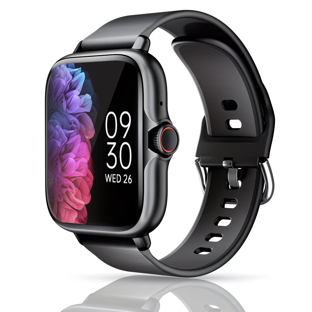 1.83'' Full Touch Screen with Sports Pedometer & Silicone Strap.