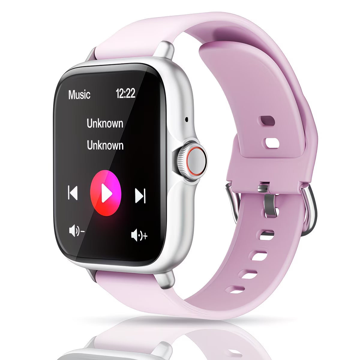 1.83'' Full Touch Screen with Sports Pedometer & Silicone Strap.
