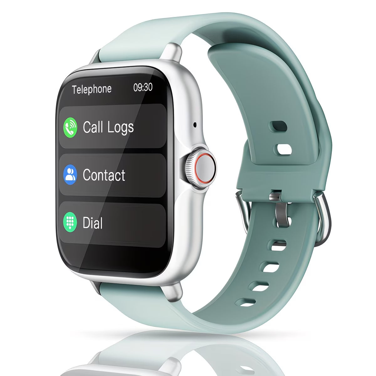 1.83'' Full Touch Screen with Sports Pedometer & Silicone Strap.