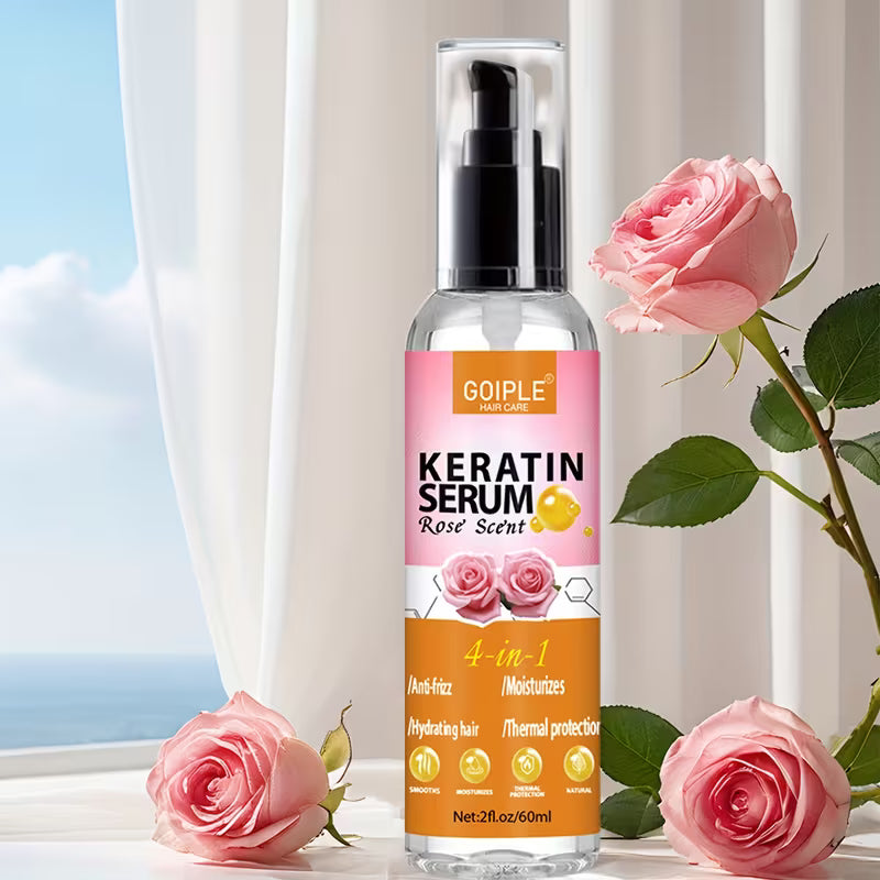 10-Benefit Argan Oil & Keratin "Liquid Silk" Serum.