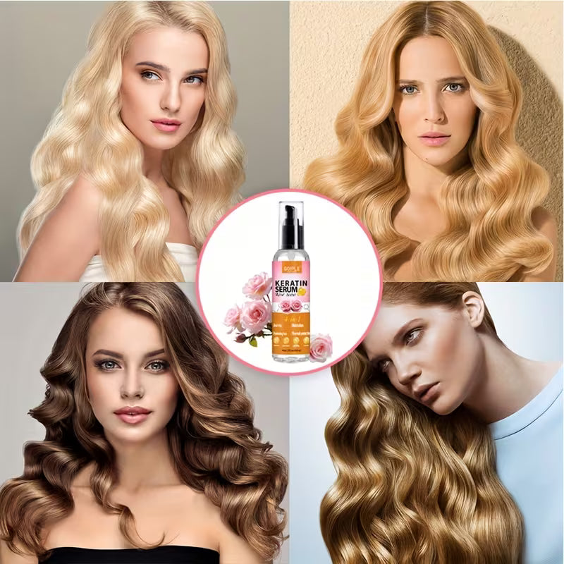 10-Benefit Argan Oil & Keratin "Liquid Silk" Serum.