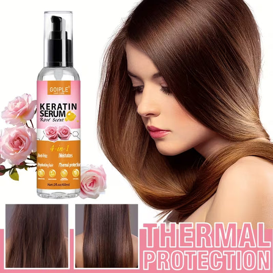 10-Benefit Argan Oil & Keratin "Liquid Silk" Serum.