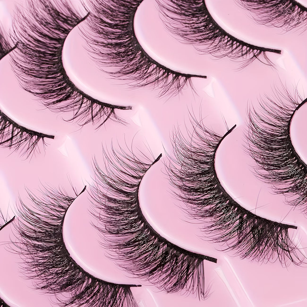 10-Pair 3D Natural Volume Lashes.