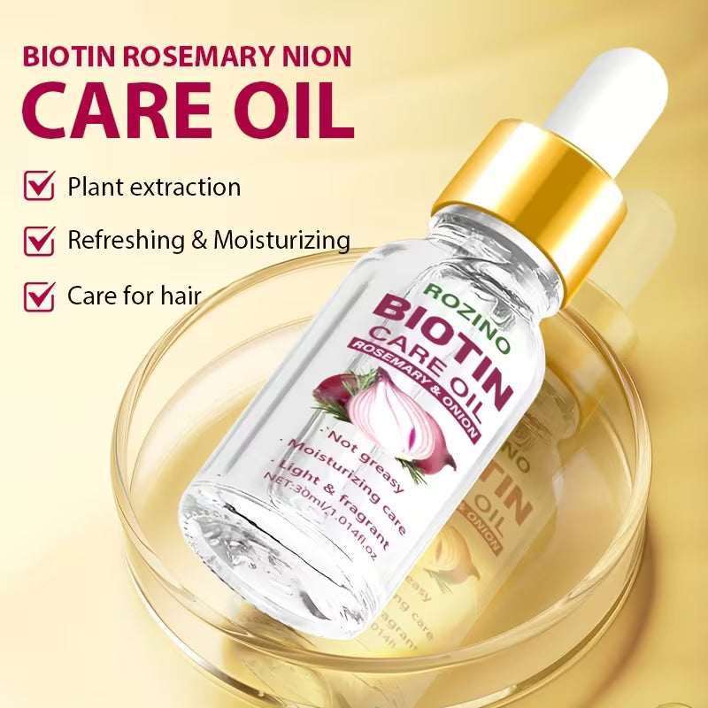 10-in-1 Rescue – Biotin & Rosemary Triple-Care Oil.