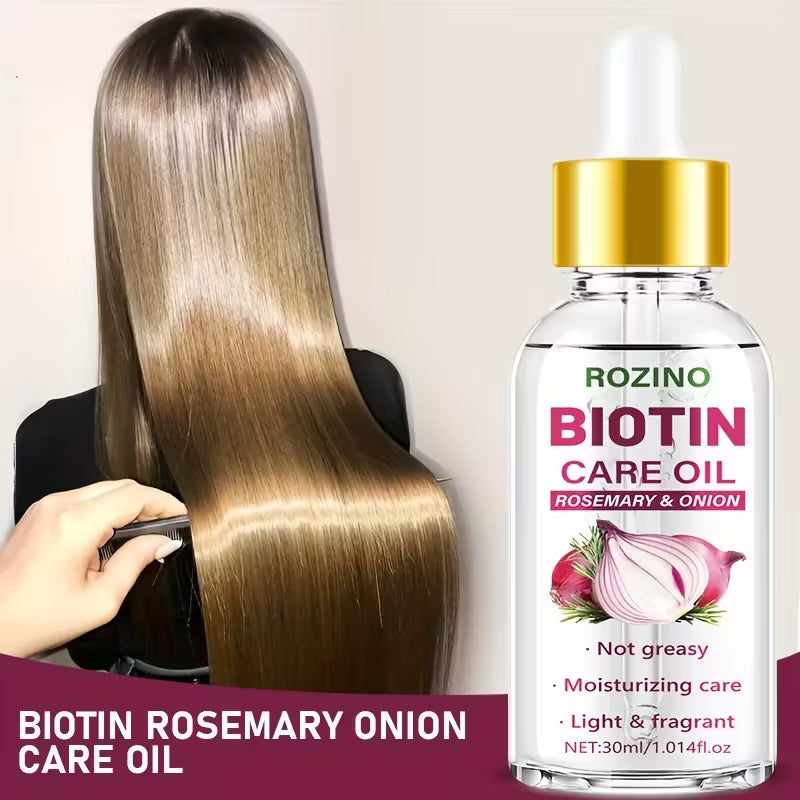 10-in-1 Rescue – Biotin & Rosemary Triple-Care Oil.