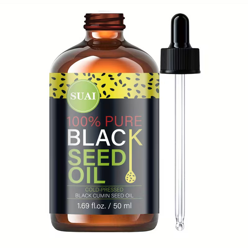 100% Pure Cold-Pressed Black Seed Oil for Skin & Hair.