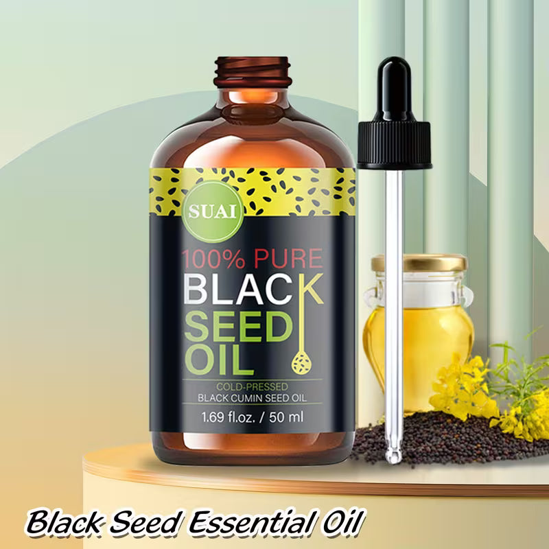 100% Pure Cold-Pressed Black Seed Oil for Skin & Hair.