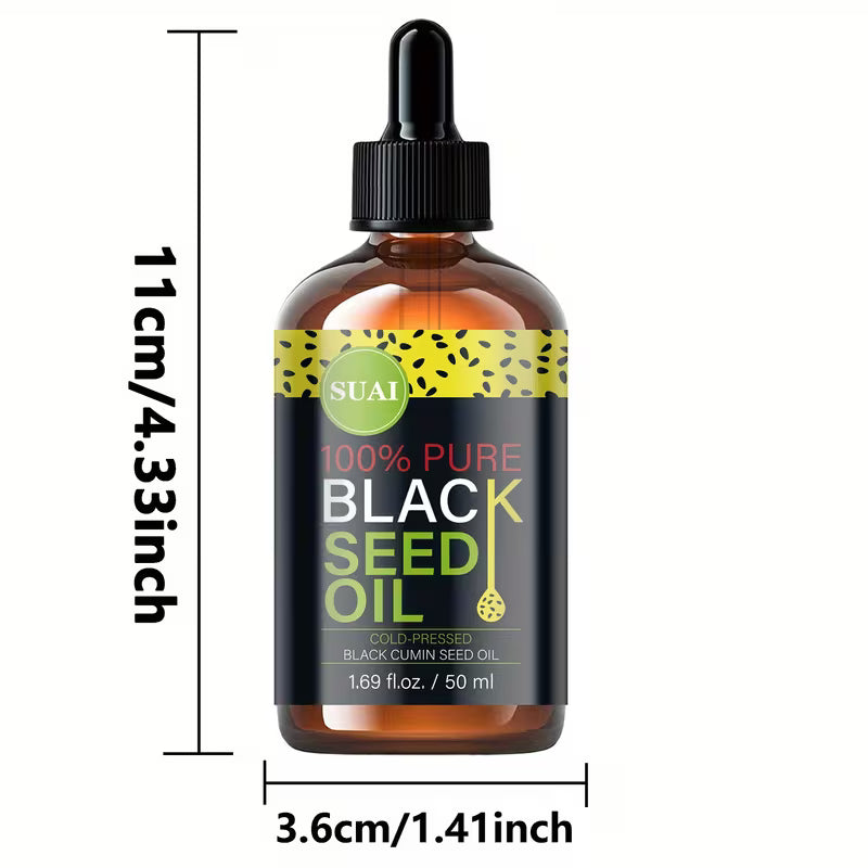 100% Pure Cold-Pressed Black Seed Oil for Skin & Hair.