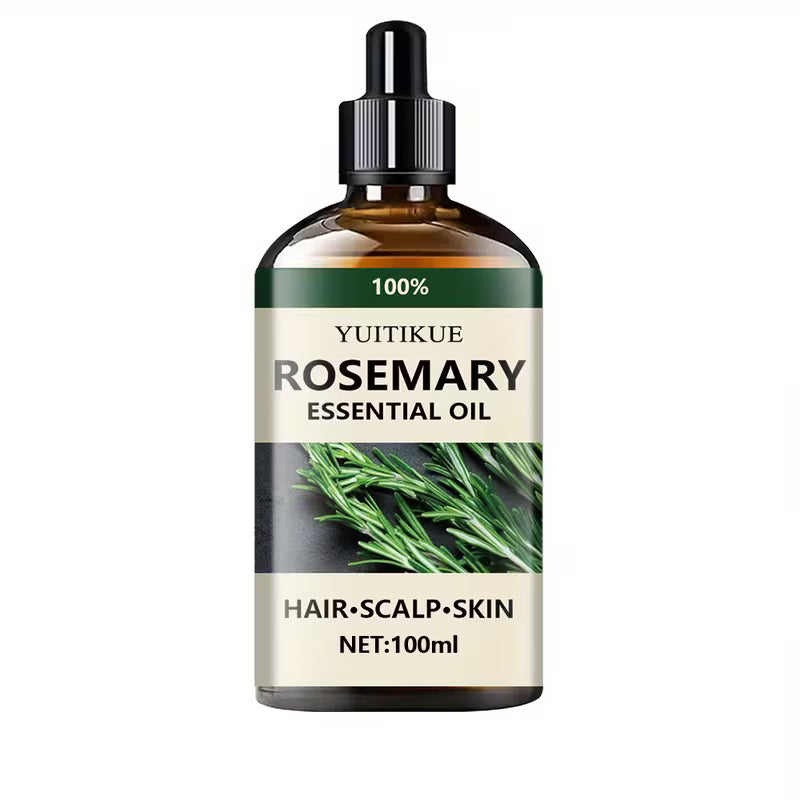 100% Pure Rosemary Leaf Oil Quick-Absorbing Hair Serum.