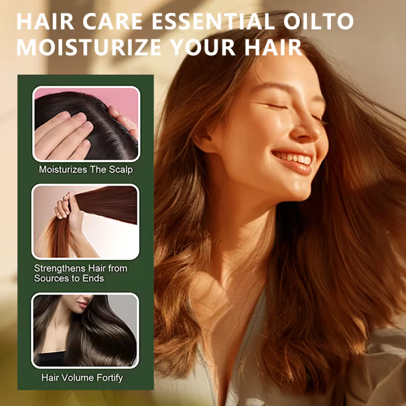 100% Pure Rosemary Leaf Oil Quick-Absorbing Hair Serum.