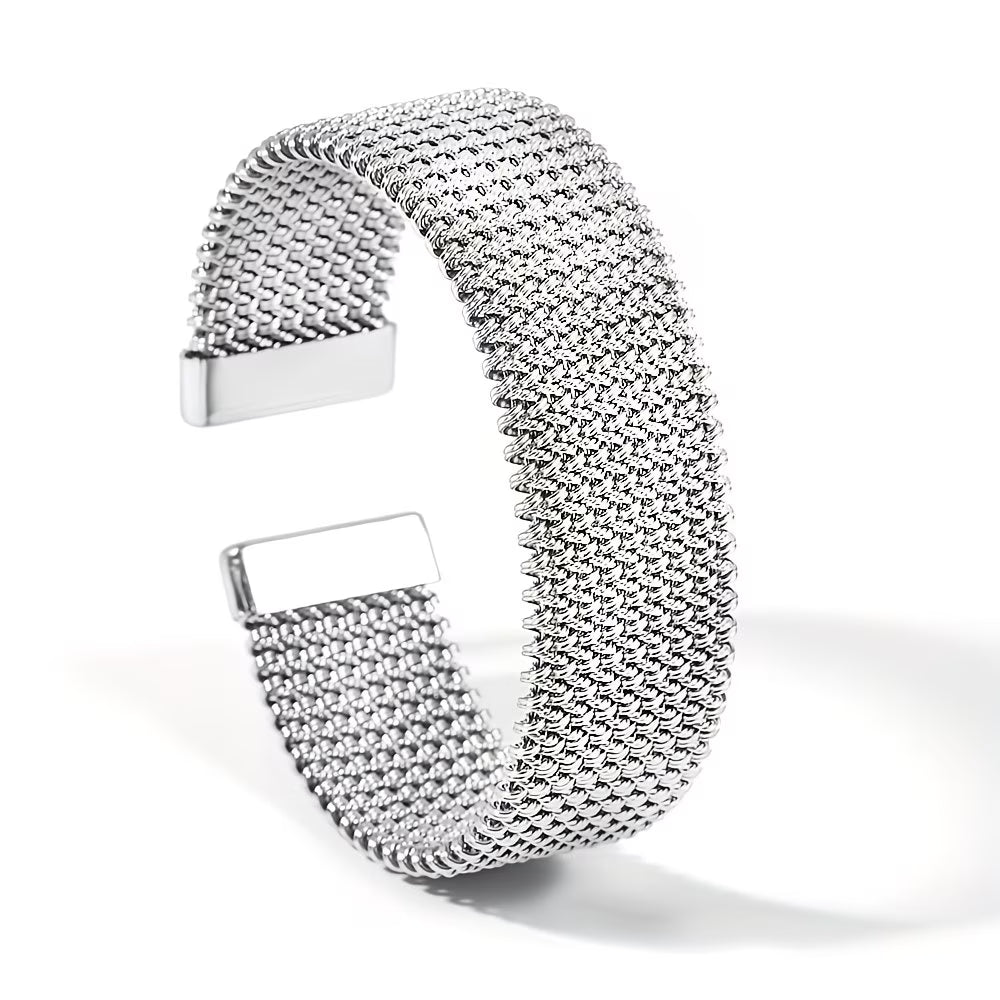 18K Gold Plated Woven Chain Bracelet.