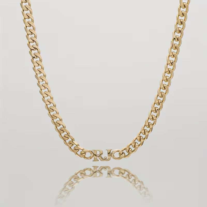 18k Golden Plated Cuban Chain.