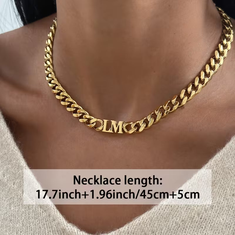 18k Golden Plated Cuban Chain.