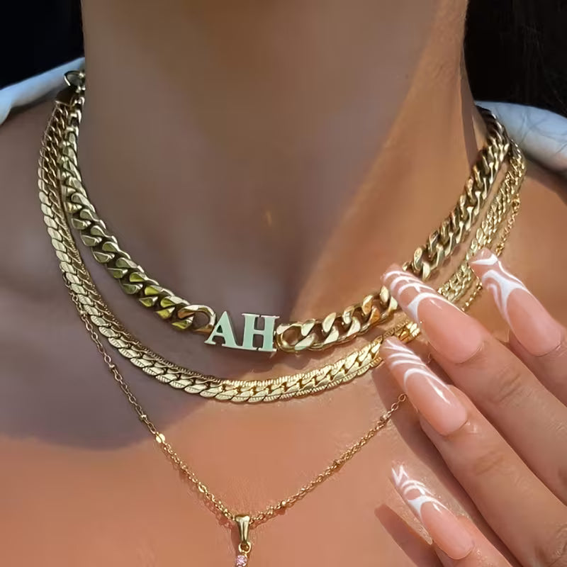18k Golden Plated Cuban Chain.