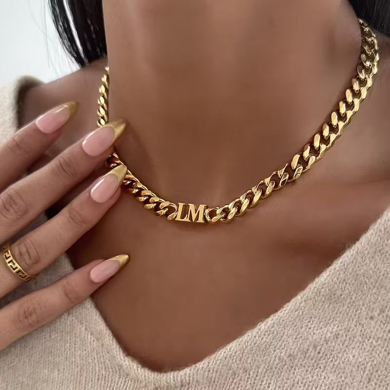 18k Golden Plated Cuban Chain.