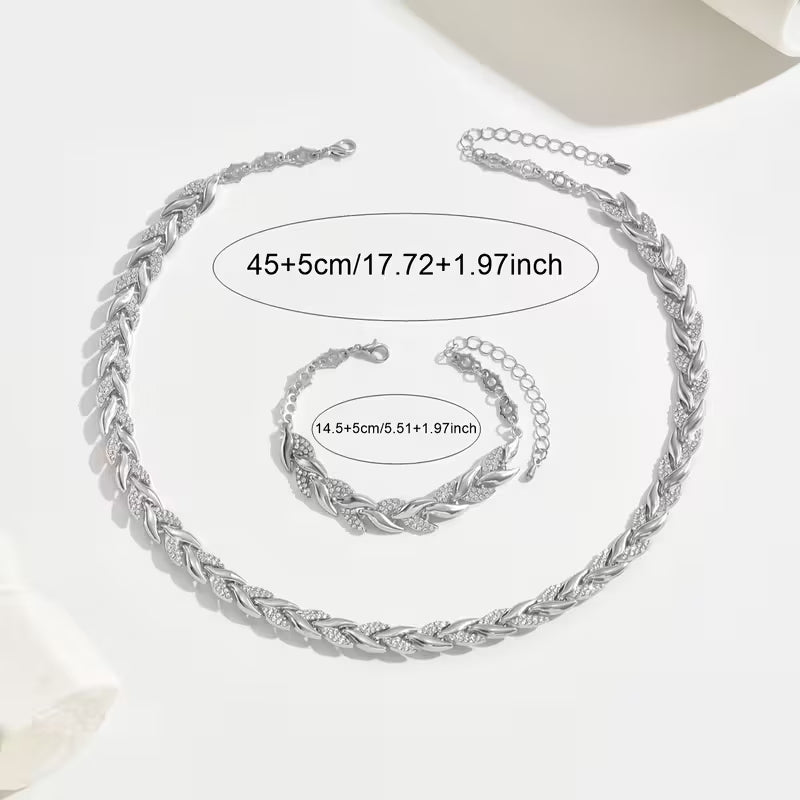 1 Bracelet and 1 Necklace / 1 Bracelet and 1 Pair of Earrings