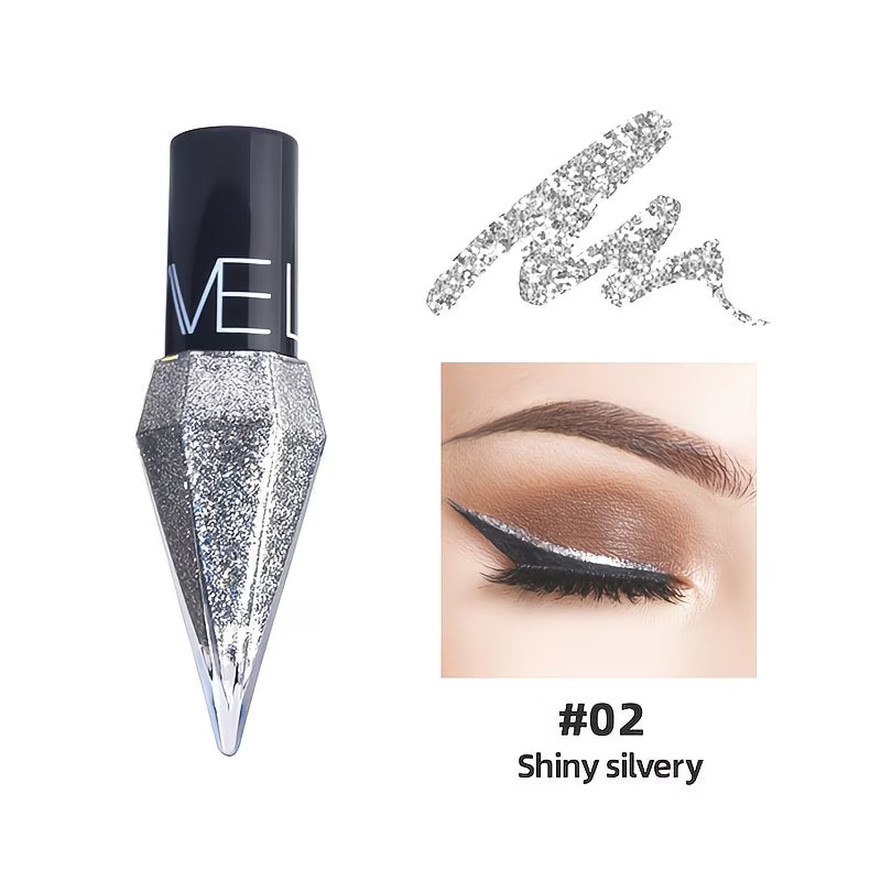 2-in-1 Waterproof Eyeshadow & Sparkling Glitter Liner.