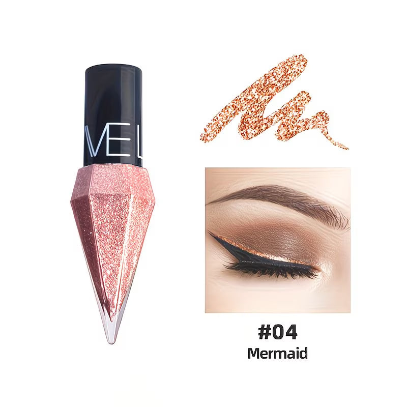 2-in-1 Waterproof Eyeshadow & Sparkling Glitter Liner.