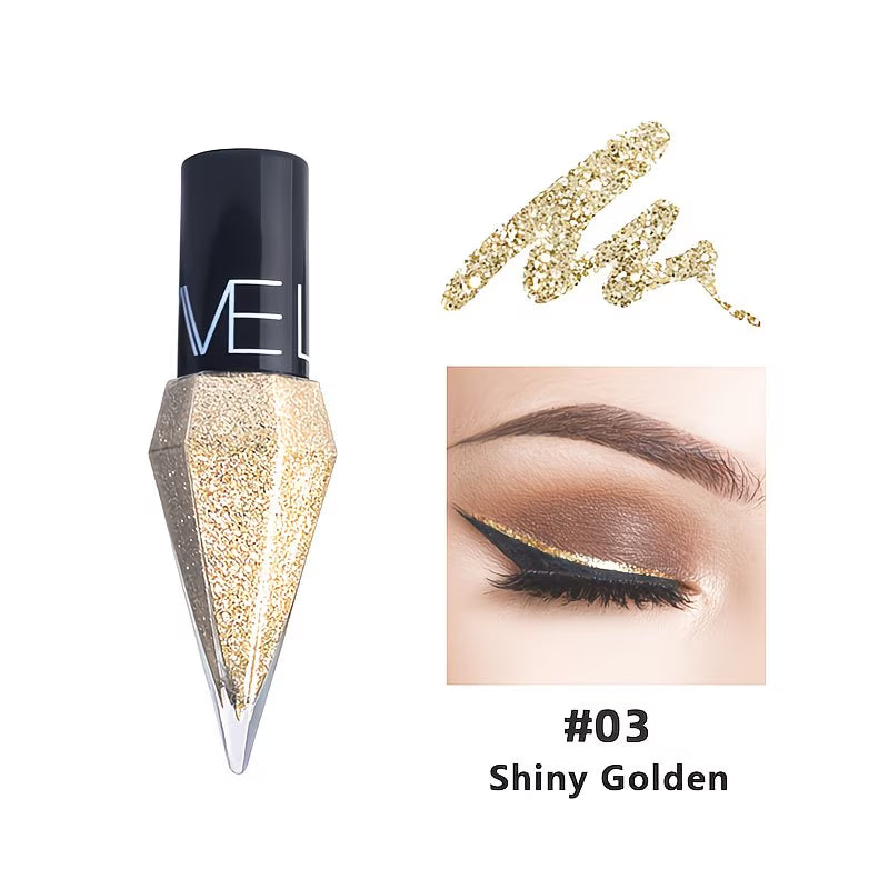 2-in-1 Waterproof Eyeshadow & Sparkling Glitter Liner.