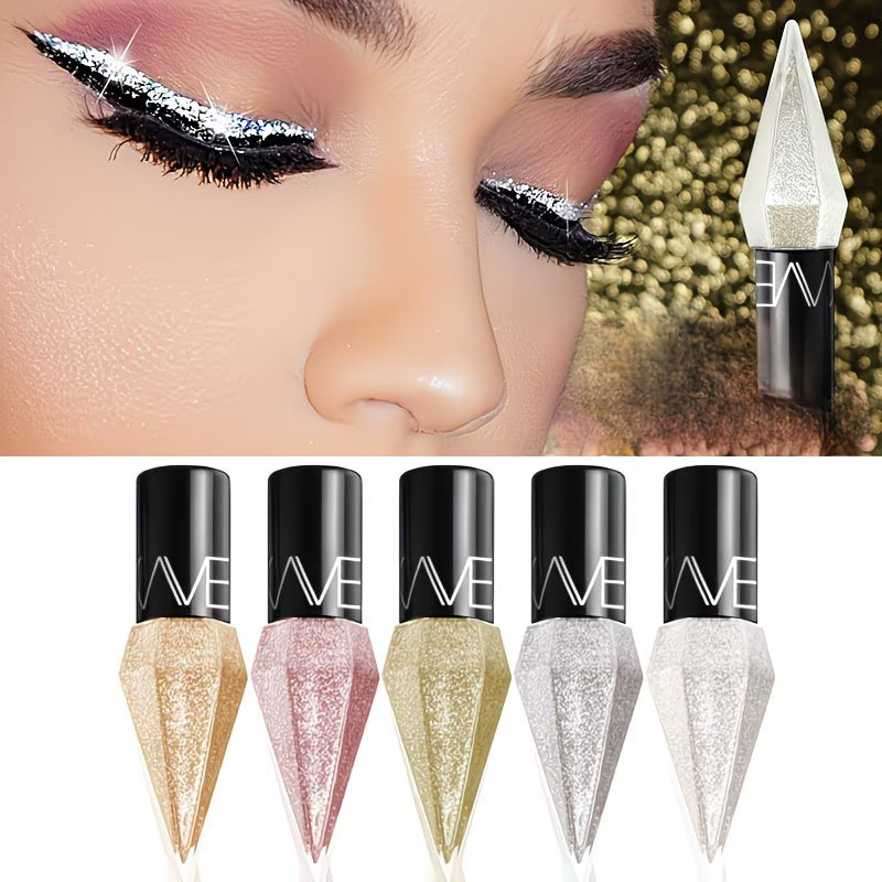 2-in-1 Waterproof Eyeshadow & Sparkling Glitter Liner.