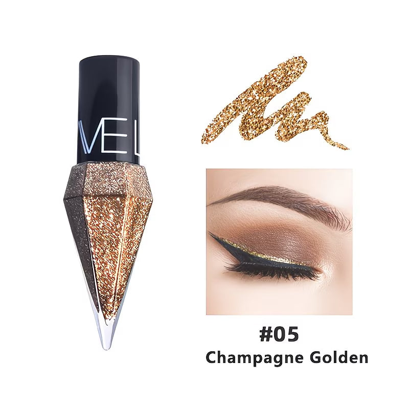 2-in-1 Waterproof Eyeshadow & Sparkling Glitter Liner.